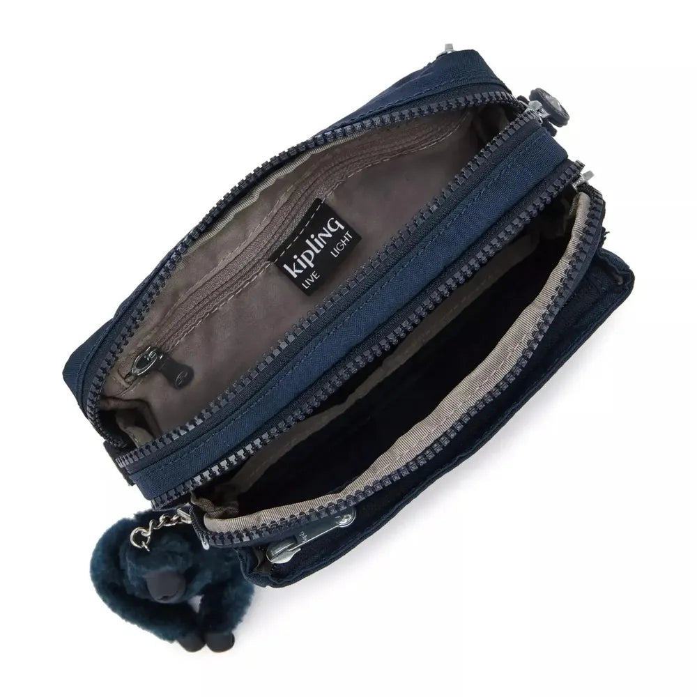 Kipling Abanu Multi mini 2-in-1 Crossbody og midjeveske Blue Bleu-Veske-BagBrokers