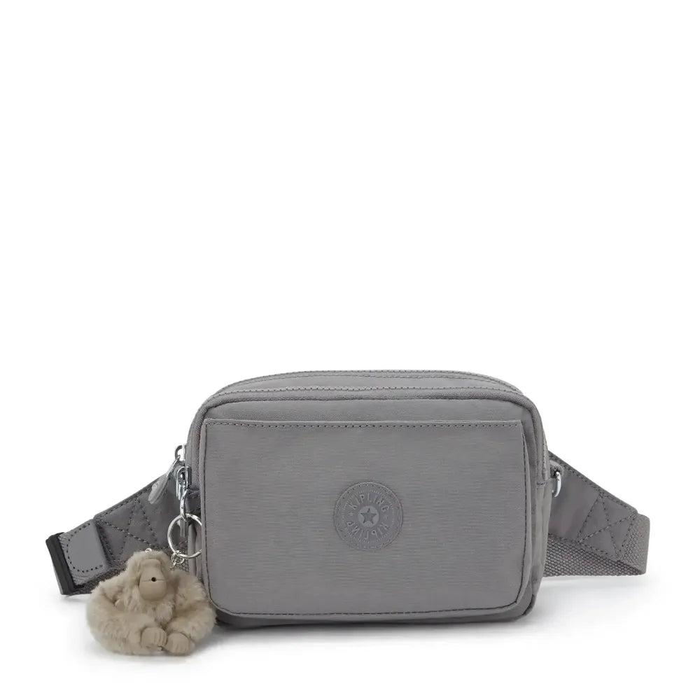 Kipling Abanu Multi mini 2-in-1 Crossbody og midjeveske Inviting Grey-Veske-BagBrokers