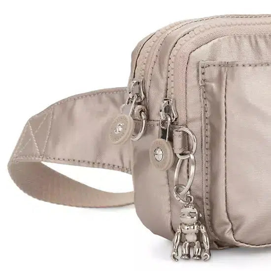 Kipling Abanu Multi mini 2-in-1 Crossbody og midjeveske Metallic Glow-Veske-BagBrokers