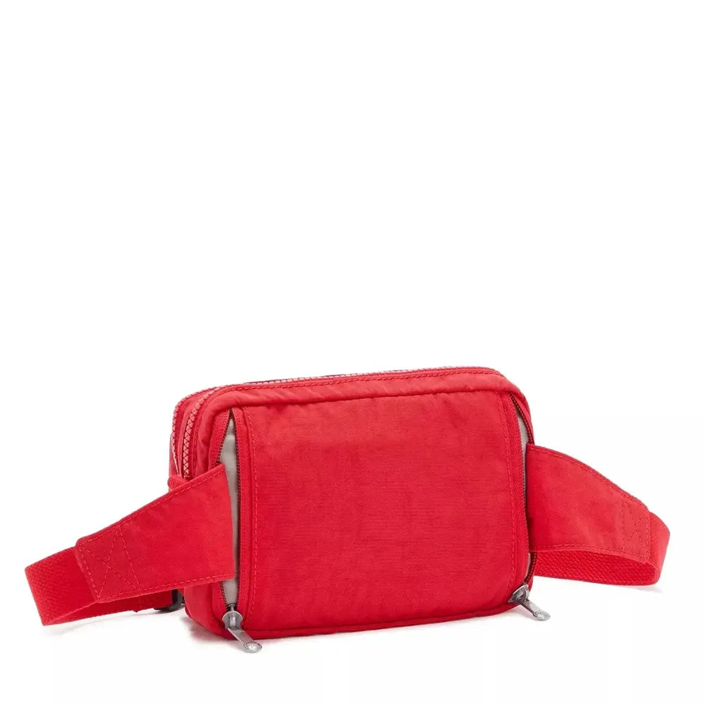 Kipling Abanu Multi mini 2-in-1 Crossbody og midjeveske Red Rouge-Veske-BagBrokers