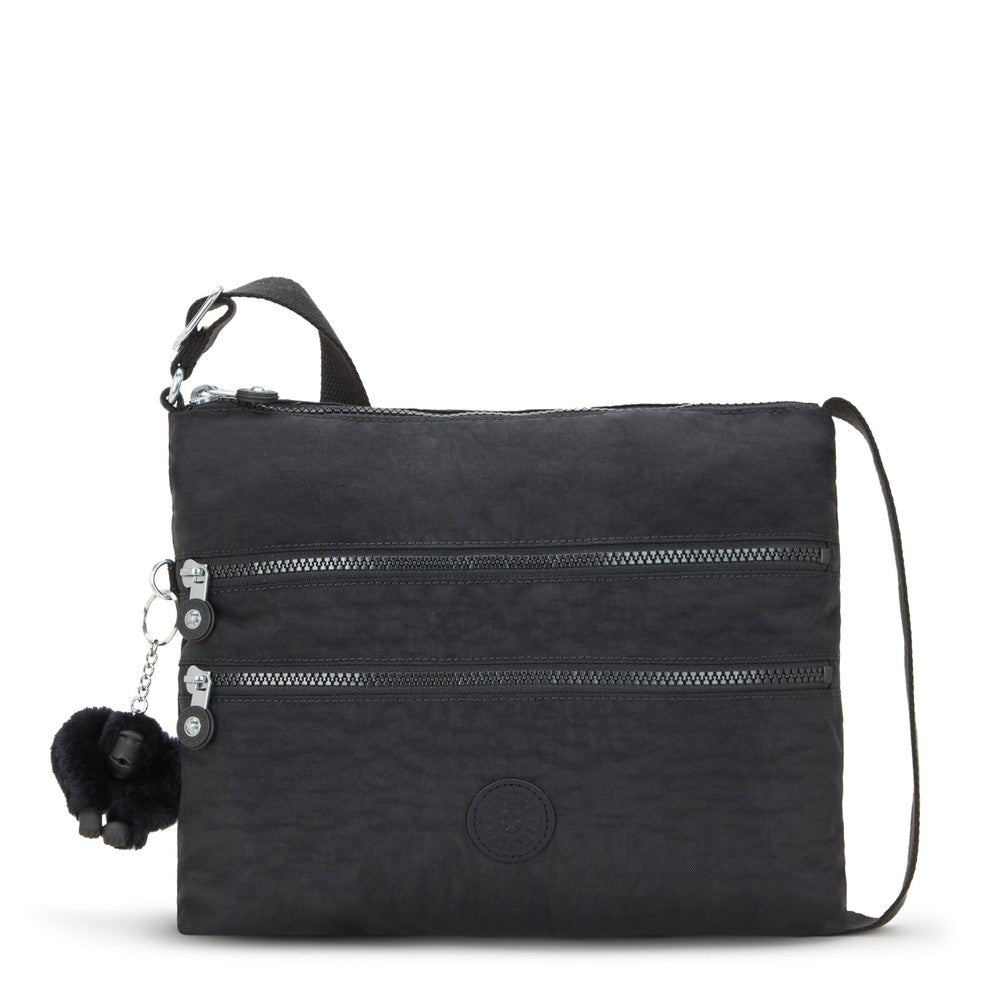 Kipling Alvar Medium skulderveske Black Noir-Veske-BagBrokers