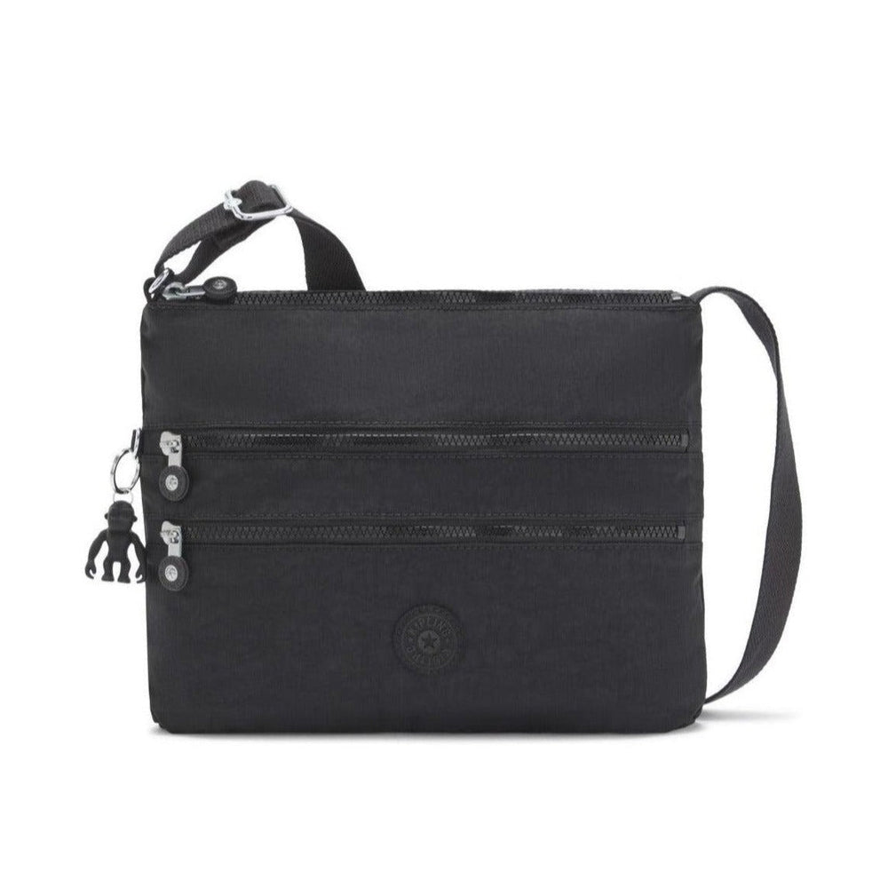 Kipling Alvar Medium skulderveske Black Noir-Veske-BagBrokers