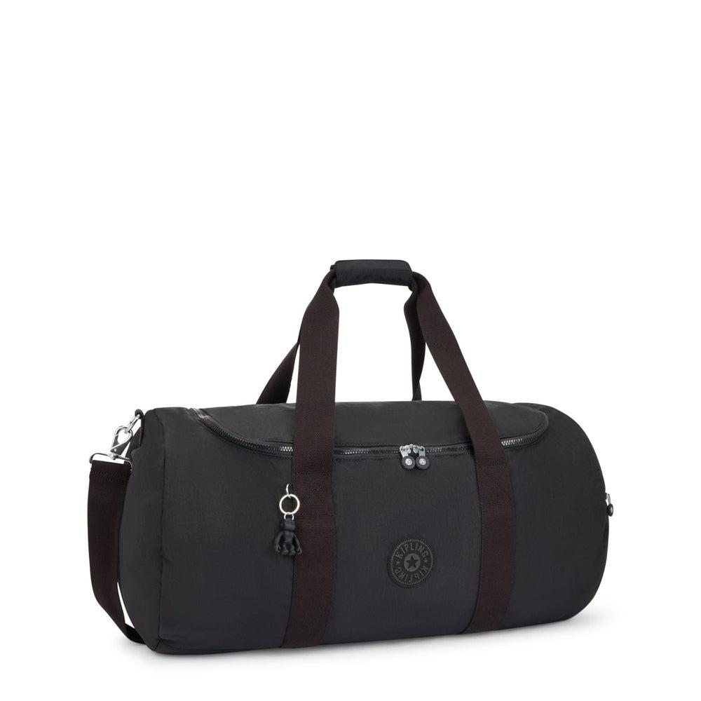 Kipling Argus medium dufflebag Black Noir-bagger-BagBrokers