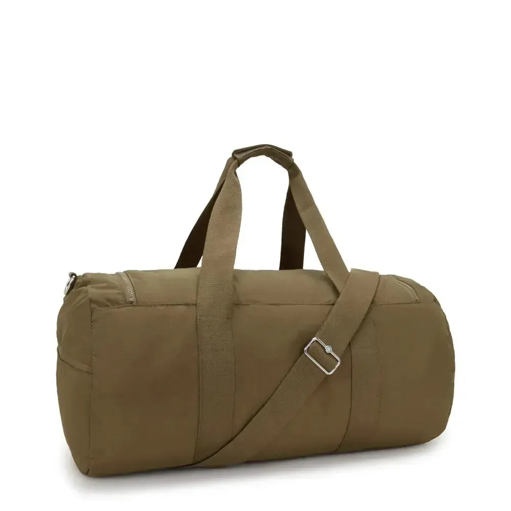 Kipling Argus medium dufflebag Smooth Khaki-bagger-BagBrokers