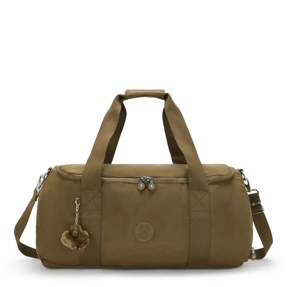 Kipling Argus small dufflebag Smooth Khaki-bagger-BagBrokers