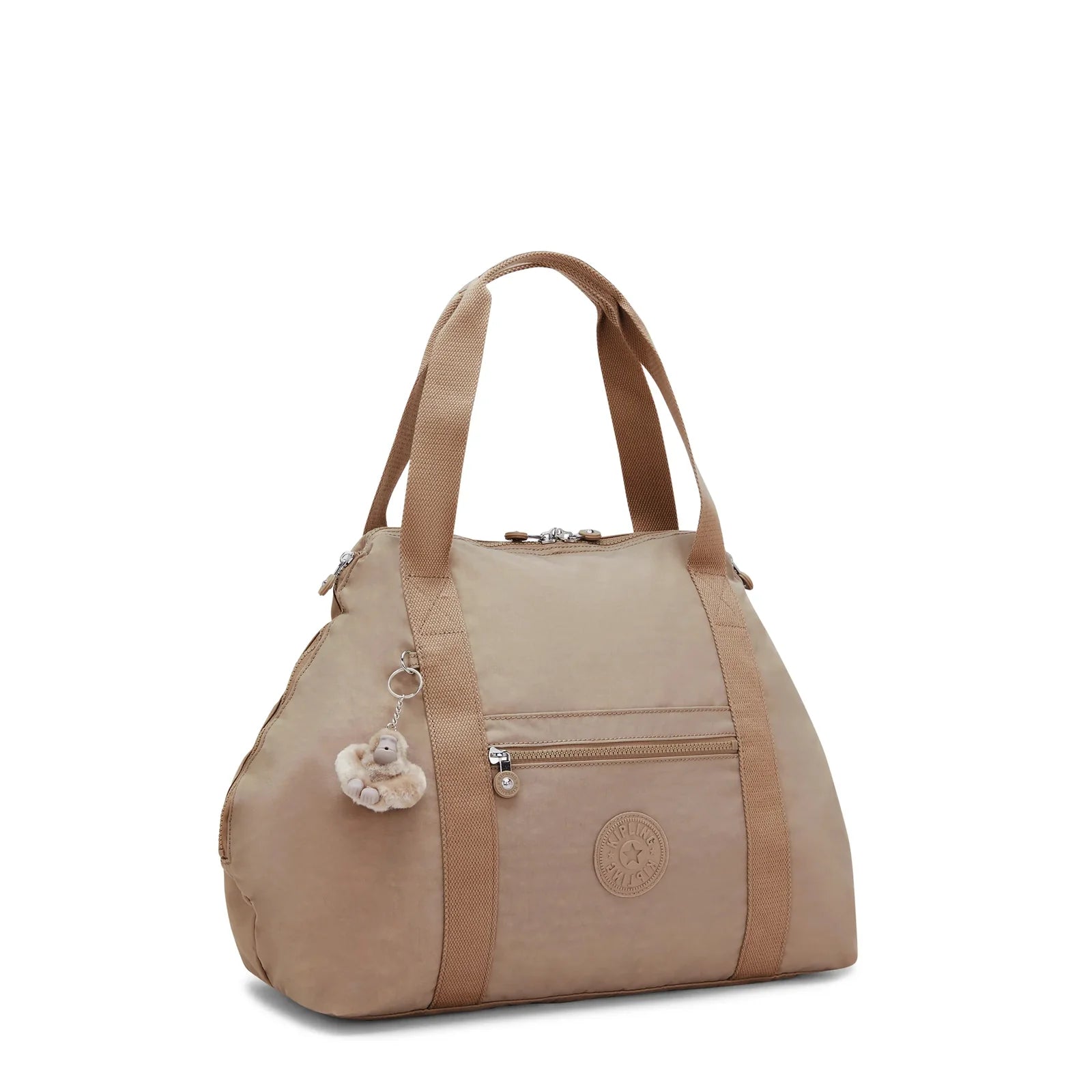 Kipling Art Medium bag Tan Beige-Veske-BagBrokers
