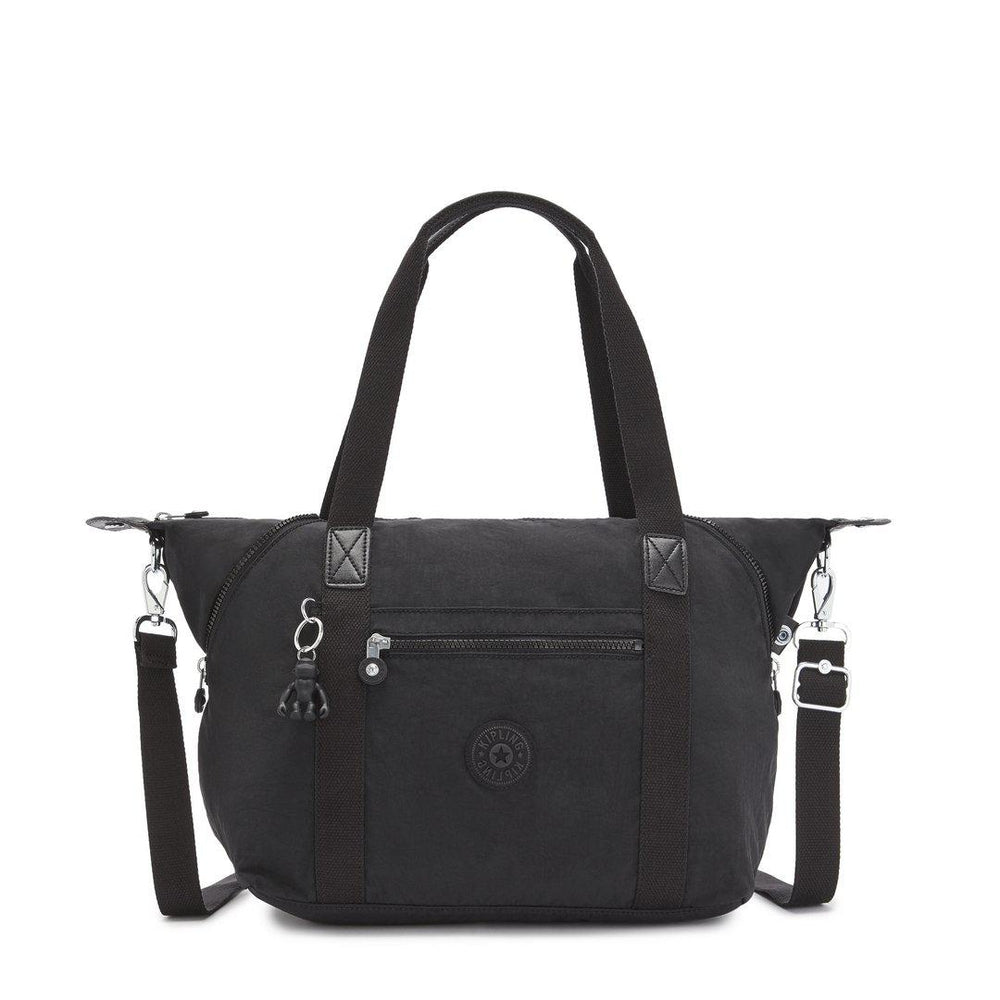 Kipling Art håndveske med avtakbare stropper Black Noir-Veske-BagBrokers