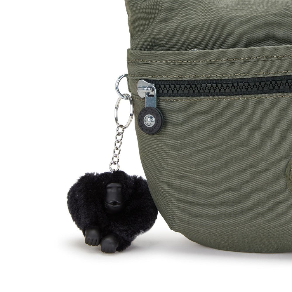 Kipling Arto S small skulderveske Green Moss-Veske-BagBrokers