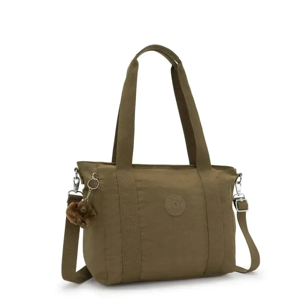 Kipling Asseni S liten veske Smooth Khaki-Veske-BagBrokers
