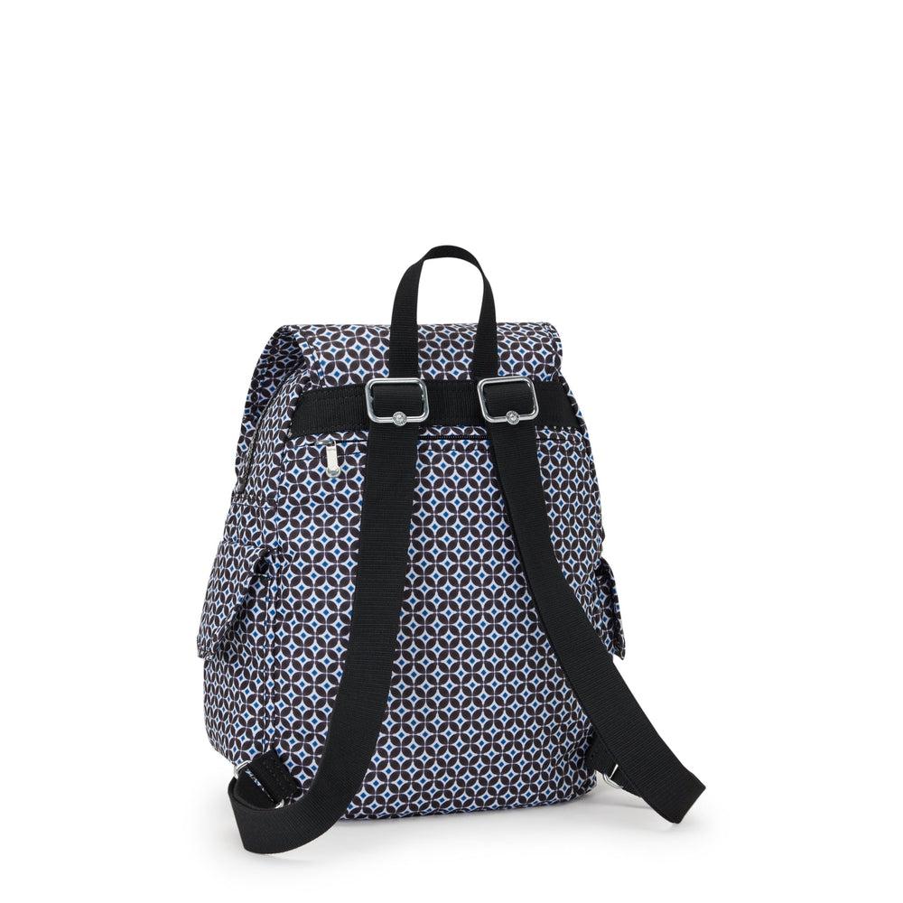 Kipling City Pack S liten ryggsekk Blackish Tile-Ryggsekker-BagBrokers