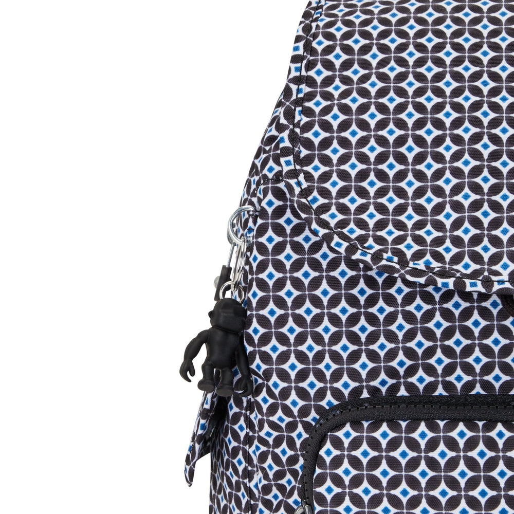 Kipling City Pack S liten ryggsekk Blackish Tile-Ryggsekker-BagBrokers