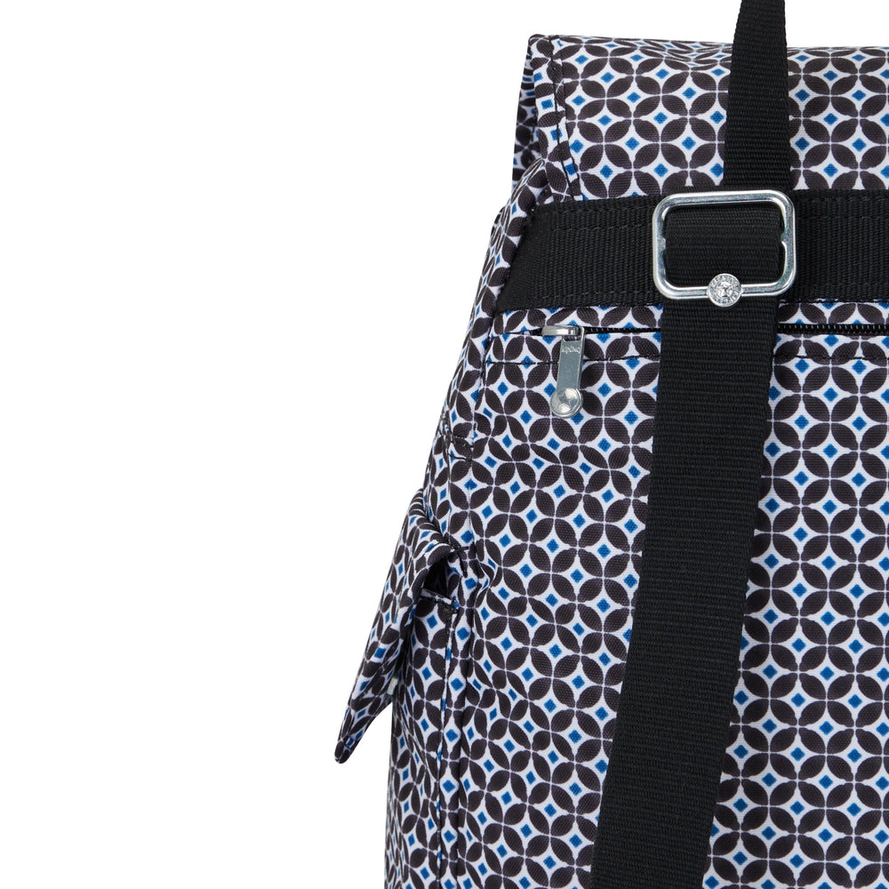 Kipling City Pack S liten ryggsekk Blackish Tile-Ryggsekker-BagBrokers