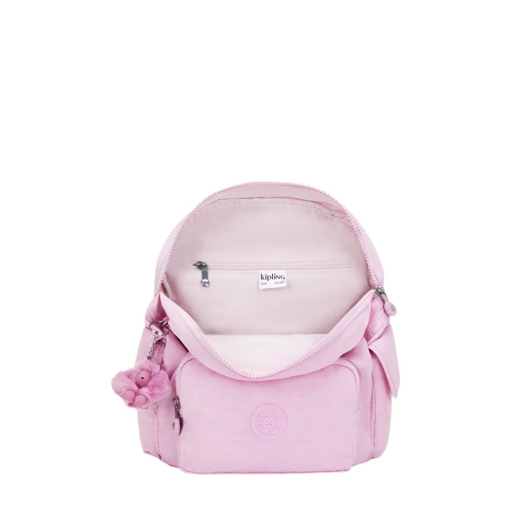 Kipling City Pack S liten ryggsekk Blooming Pink-Ryggsekker-BagBrokers