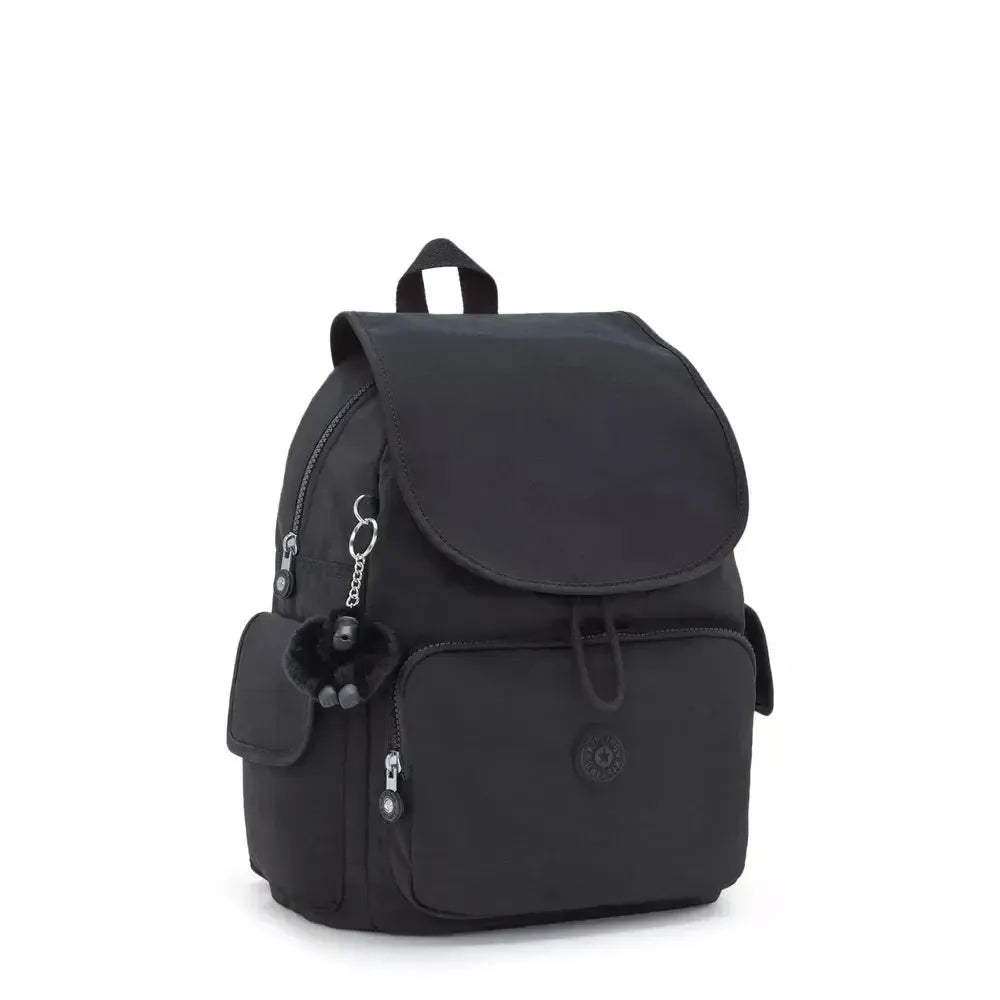 Kipling City Pack medium ryggsekk Black Noir-Ryggsekker-BagBrokers