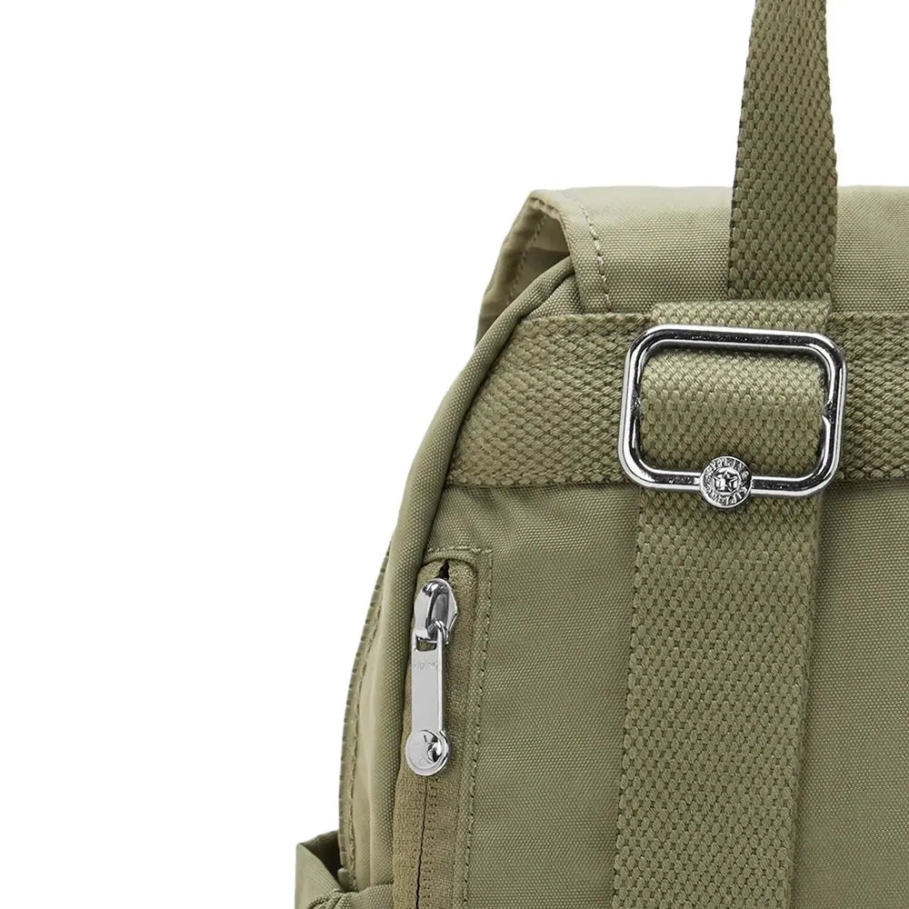 Kipling City Pocket mini ryggsekk Almost Sage-Ryggsekker-BagBrokers