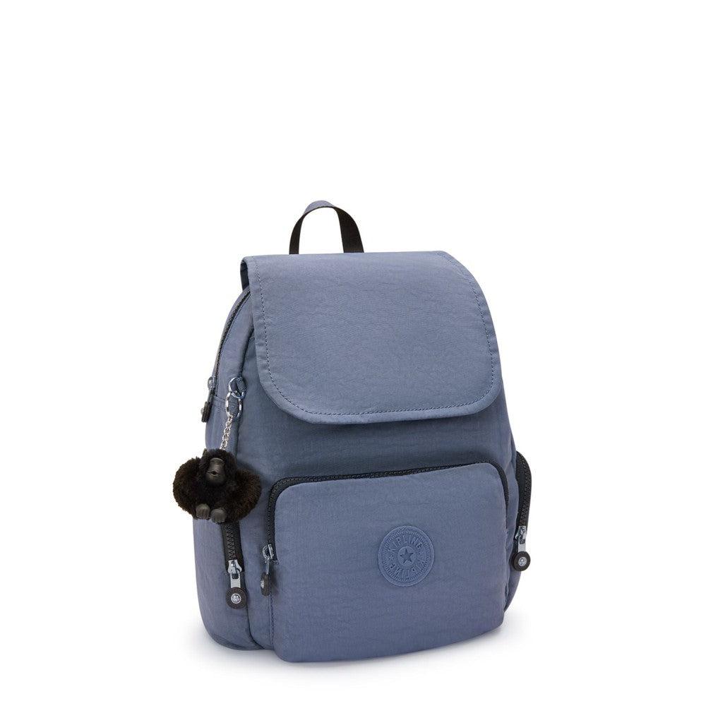 Kipling City Zip liten ryggsekk Blue Lover-Ryggsekker-BagBrokers