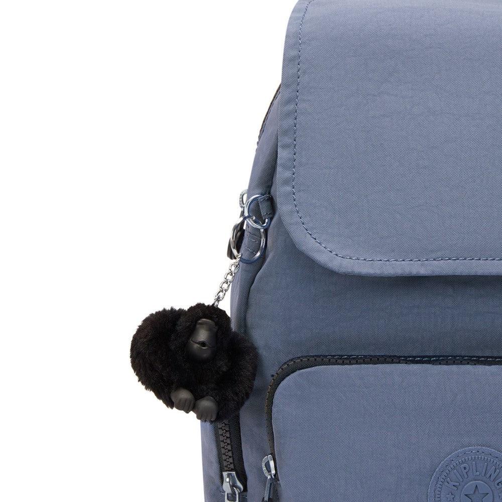 Kipling City Zip liten ryggsekk Blue Lover-Ryggsekker-BagBrokers