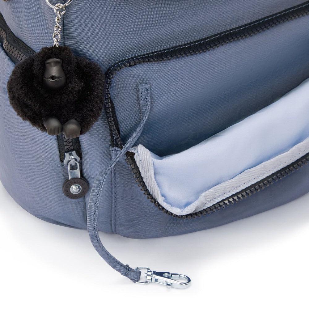 Kipling City Zip liten ryggsekk Blue Lover-Ryggsekker-BagBrokers