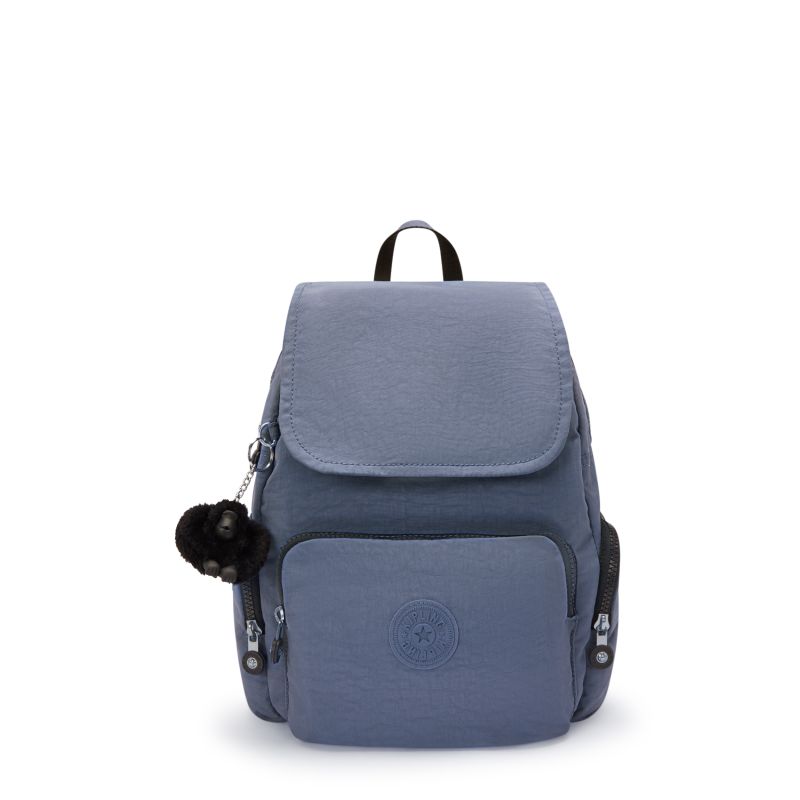 Kipling City Zip liten ryggsekk Blue Lover-Ryggsekker-BagBrokers