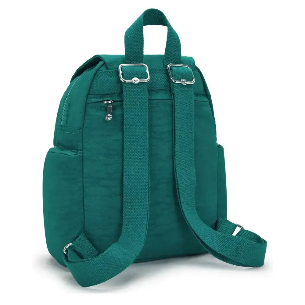Kipling City Zip liten ryggsekk Outspoken Green-Ryggsekker-BagBrokers