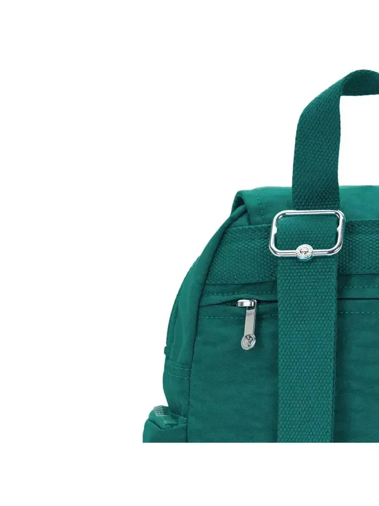 Kipling City Zip liten ryggsekk Outspoken Green-Ryggsekker-BagBrokers