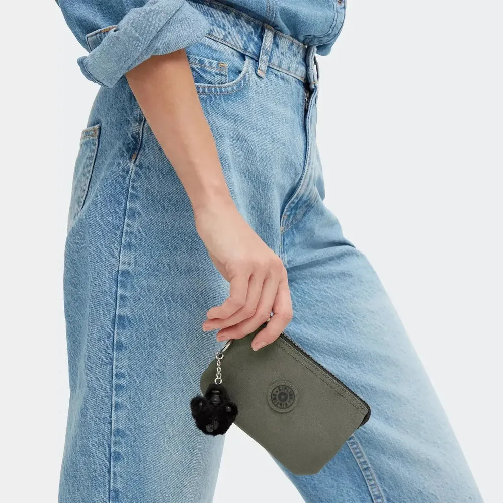 Kipling Creativity S lommebok Green Moss-Lommebok/ Kortholder-BagBrokers