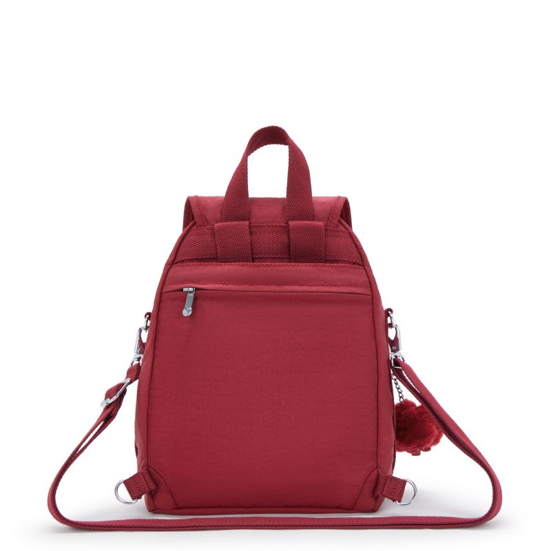 Kipling Firefly Up ryggsekk/skulderveske Funky Red-Ryggsekker-BagBrokers