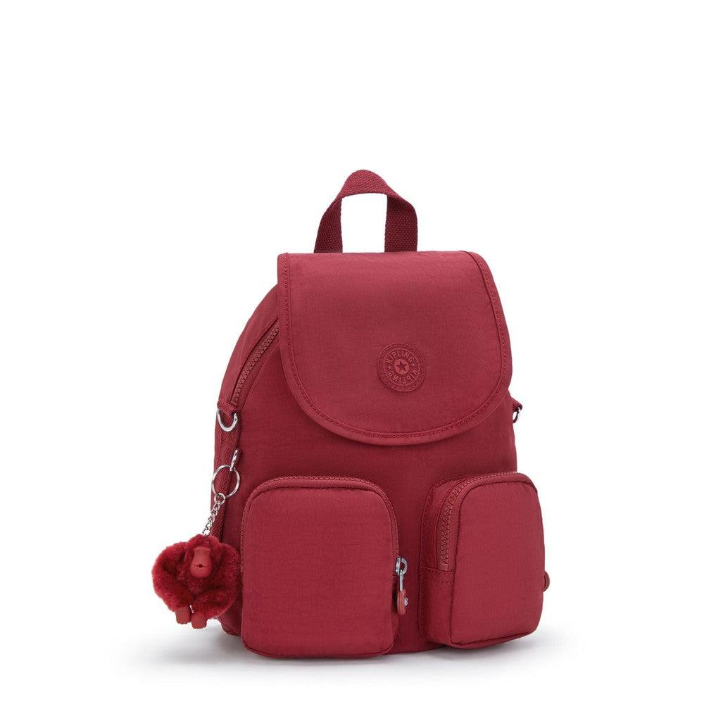 Kipling Firefly Up ryggsekk/skulderveske Funky Red-Ryggsekker-BagBrokers