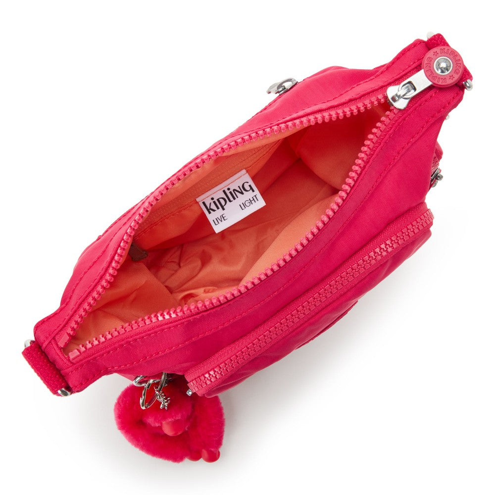 Kipling Gabbie Mini skulderveske Confetti Pink-Veske-BagBrokers