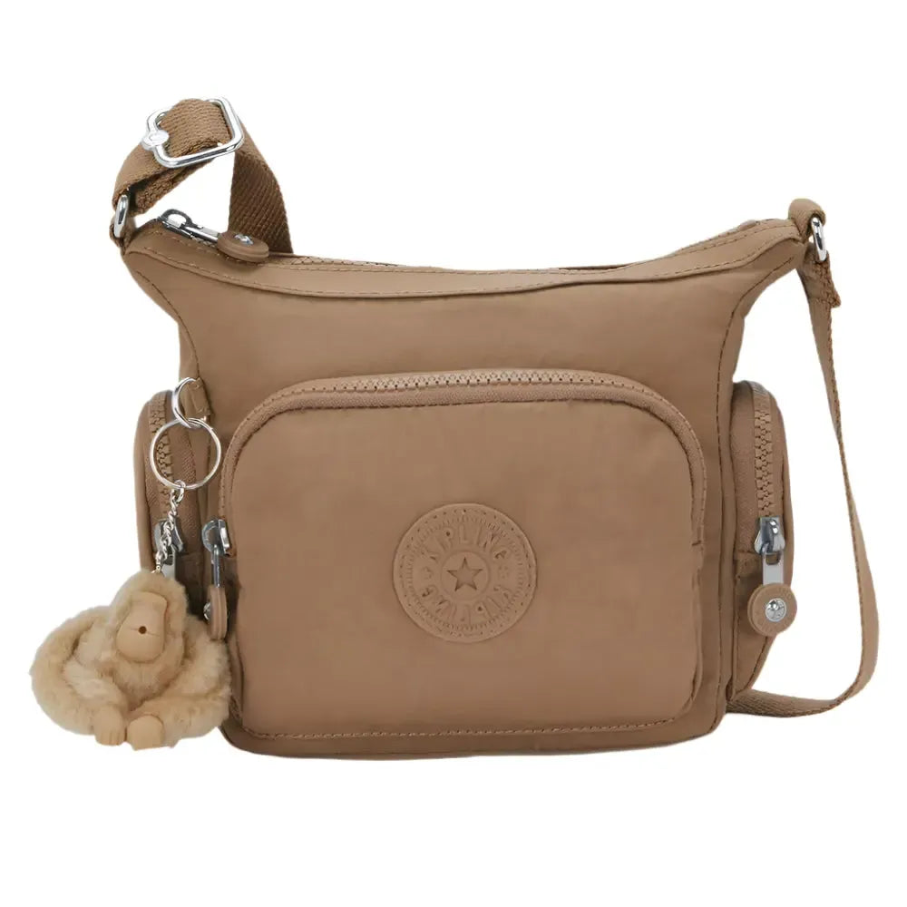 Kipling Gabbie Mini skulderveske Early Tan-Veske-BagBrokers