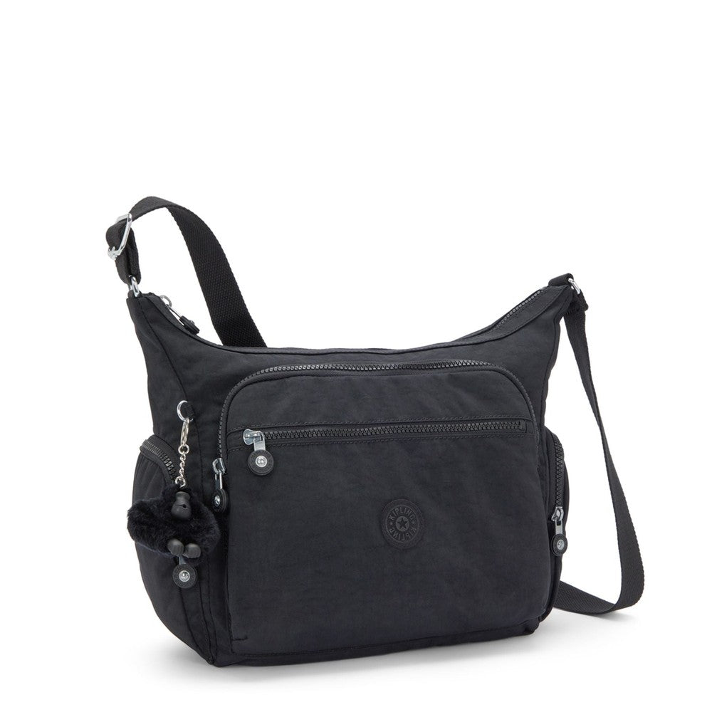 Kipling Gabbie medium skulderveske Black Noir-Veske-BagBrokers