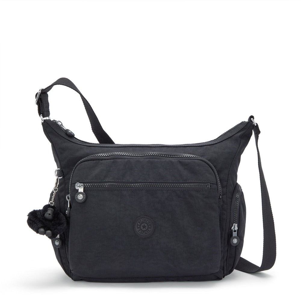 Kipling Gabbie medium skulderveske Black Noir-Veske-BagBrokers