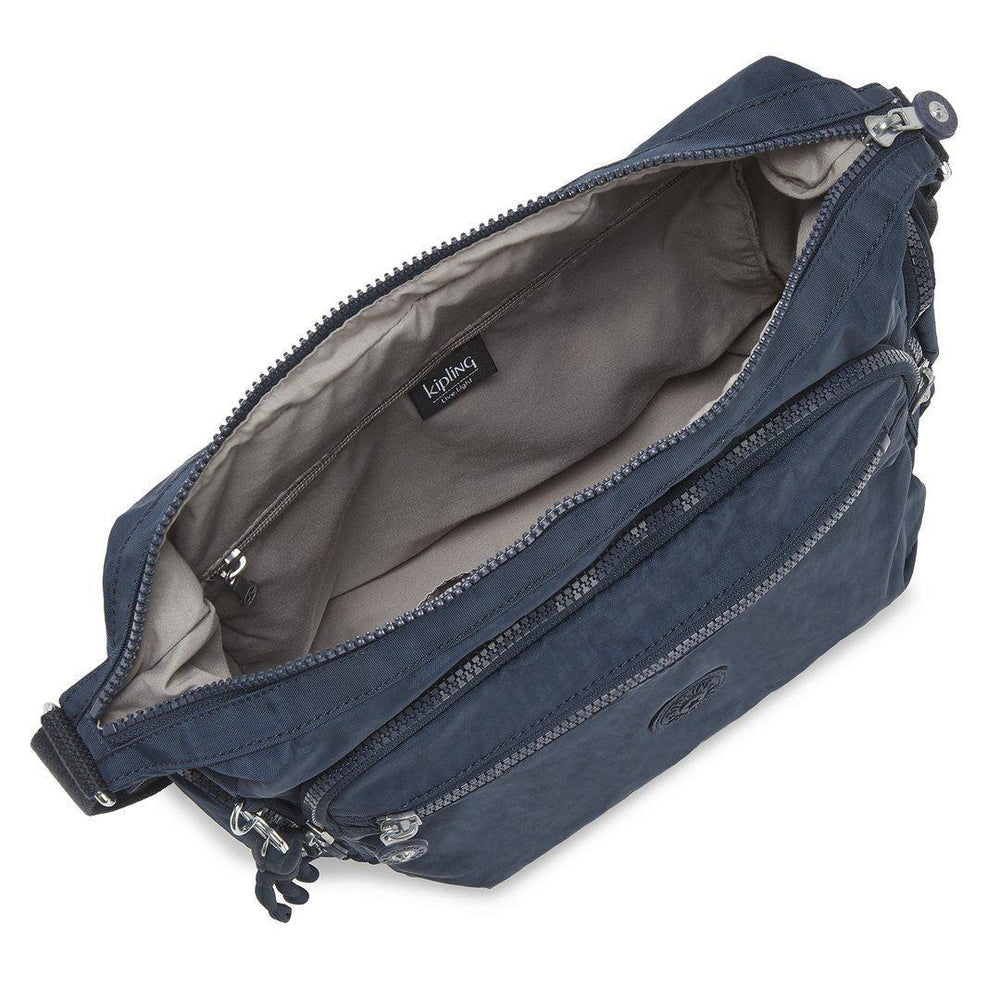 Kipling Gabbie medium skulderveske blue bleu-Veske-BagBrokers