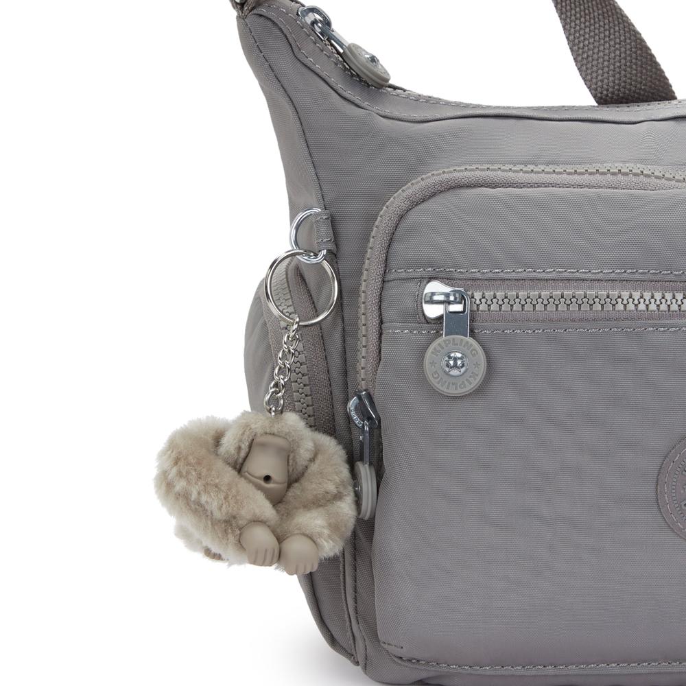 Kipling Gabbie medium skulderveske Inviting Grey-Veske-BagBrokers