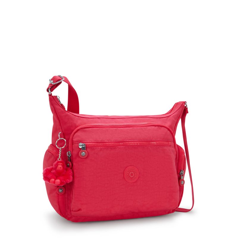 Kipling Gabbie medium skulderveske Resort Pink (red)-Veske-BagBrokers