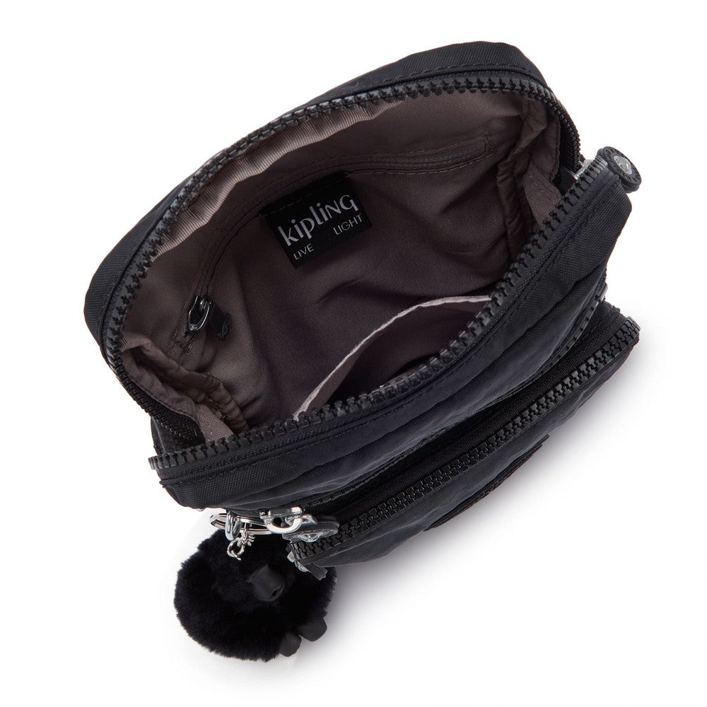 Kipling Gunne liten Crossbody-veske Black Noir-Veske-BagBrokers