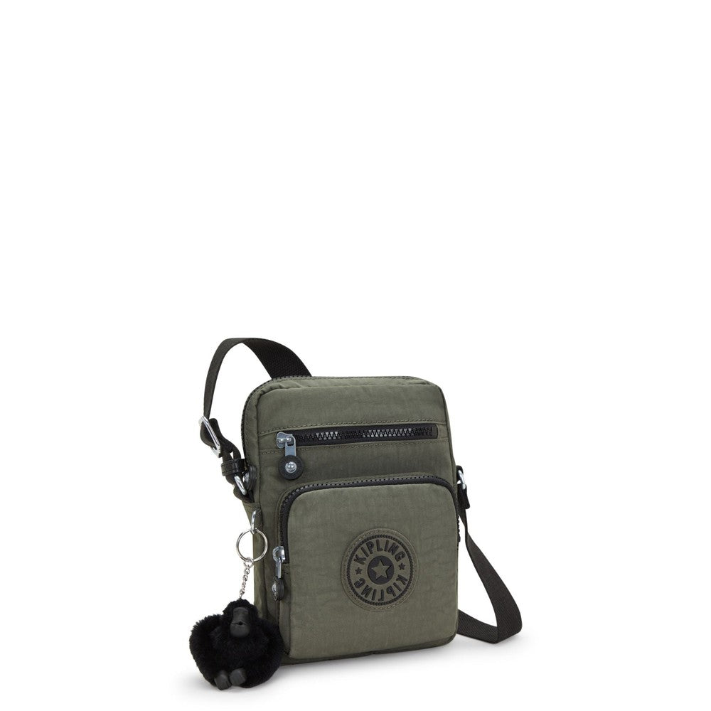 Kipling Gunne liten Crossbody-veske Green Moss-Veske-BagBrokers