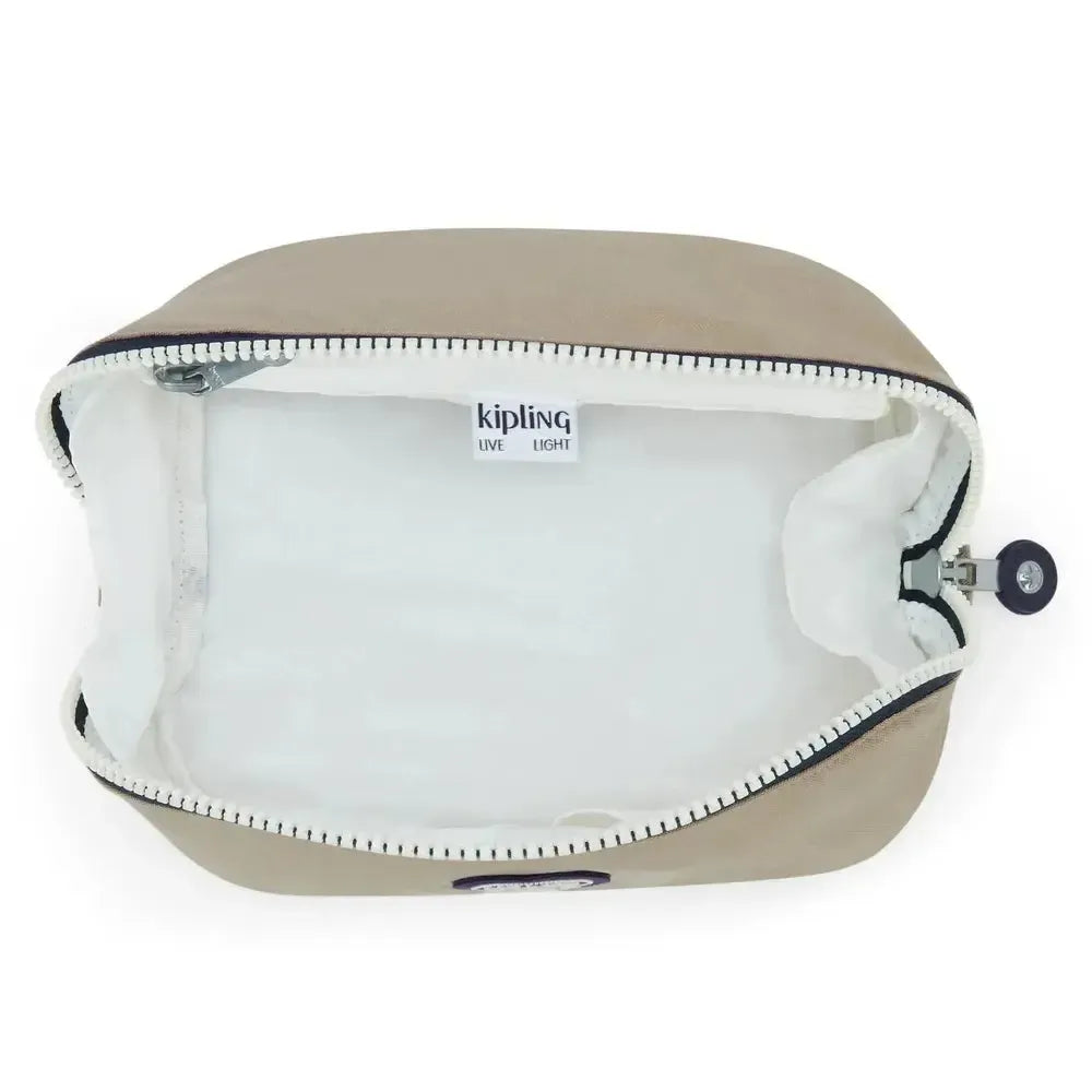 Kipling Mirko S sminkepung Soft Taupe-Toalettmappe-BagBrokers
