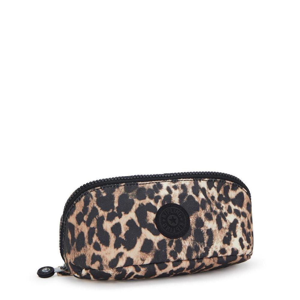 Kipling Mirko S sminkepung Wild Leopard-Toalettmappe-BagBrokers