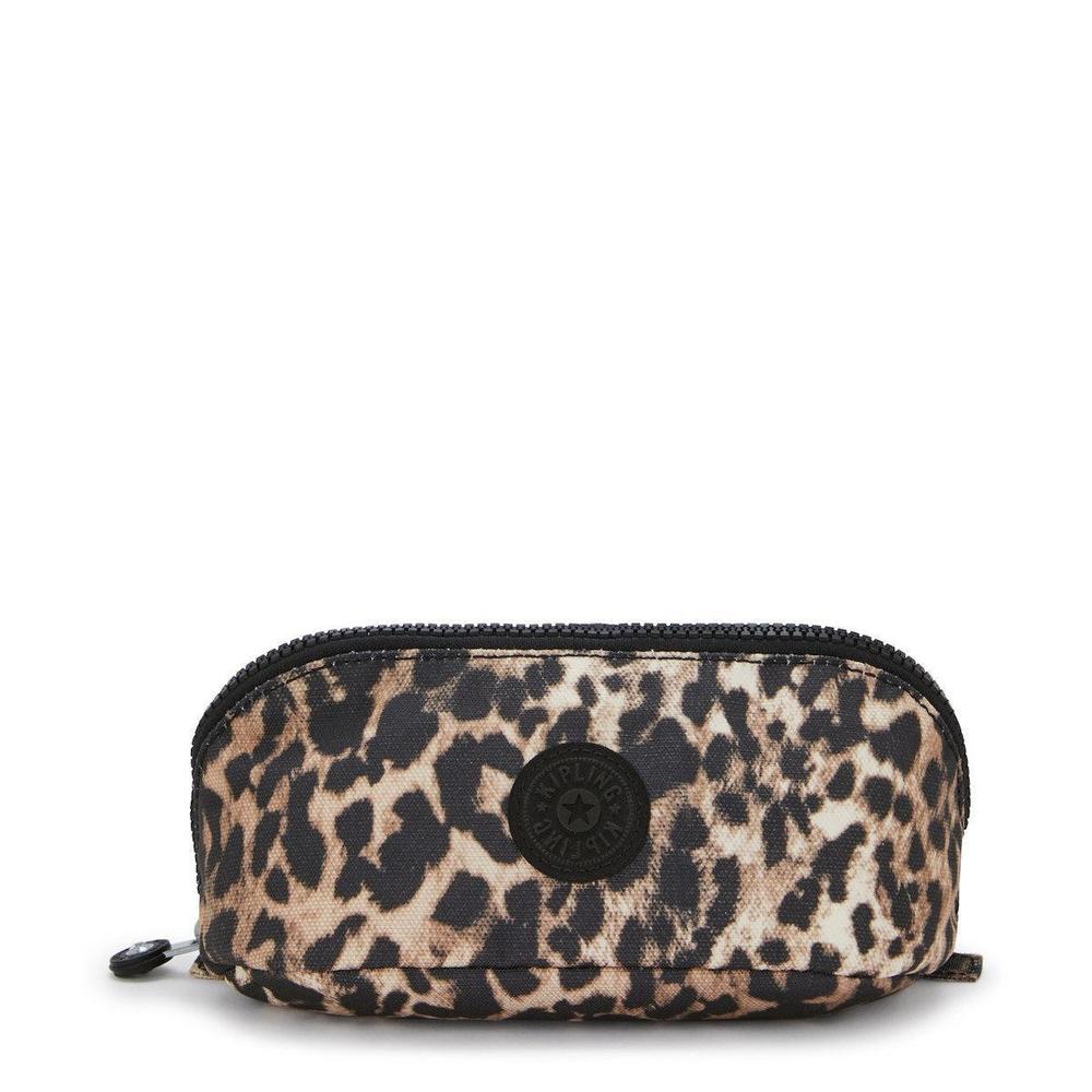 Kipling Mirko S sminkepung Wild Leopard-Toalettmappe-BagBrokers