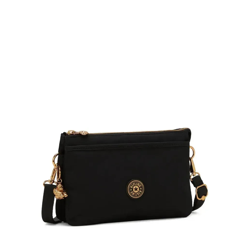 Kipling RIRI crossbody-veske Blush Gold Black-Veske-BagBrokers
