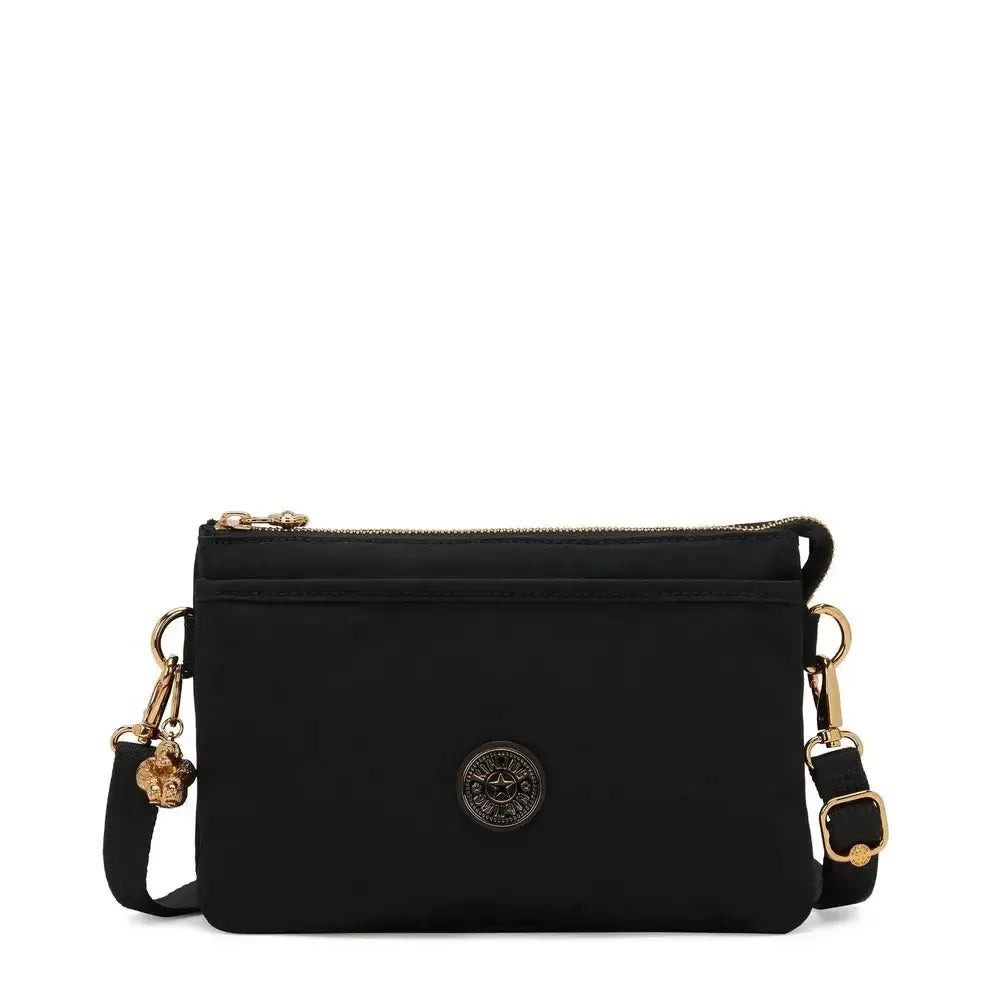 Kipling RIRI crossbody-veske Blush Gold Black-Veske-BagBrokers