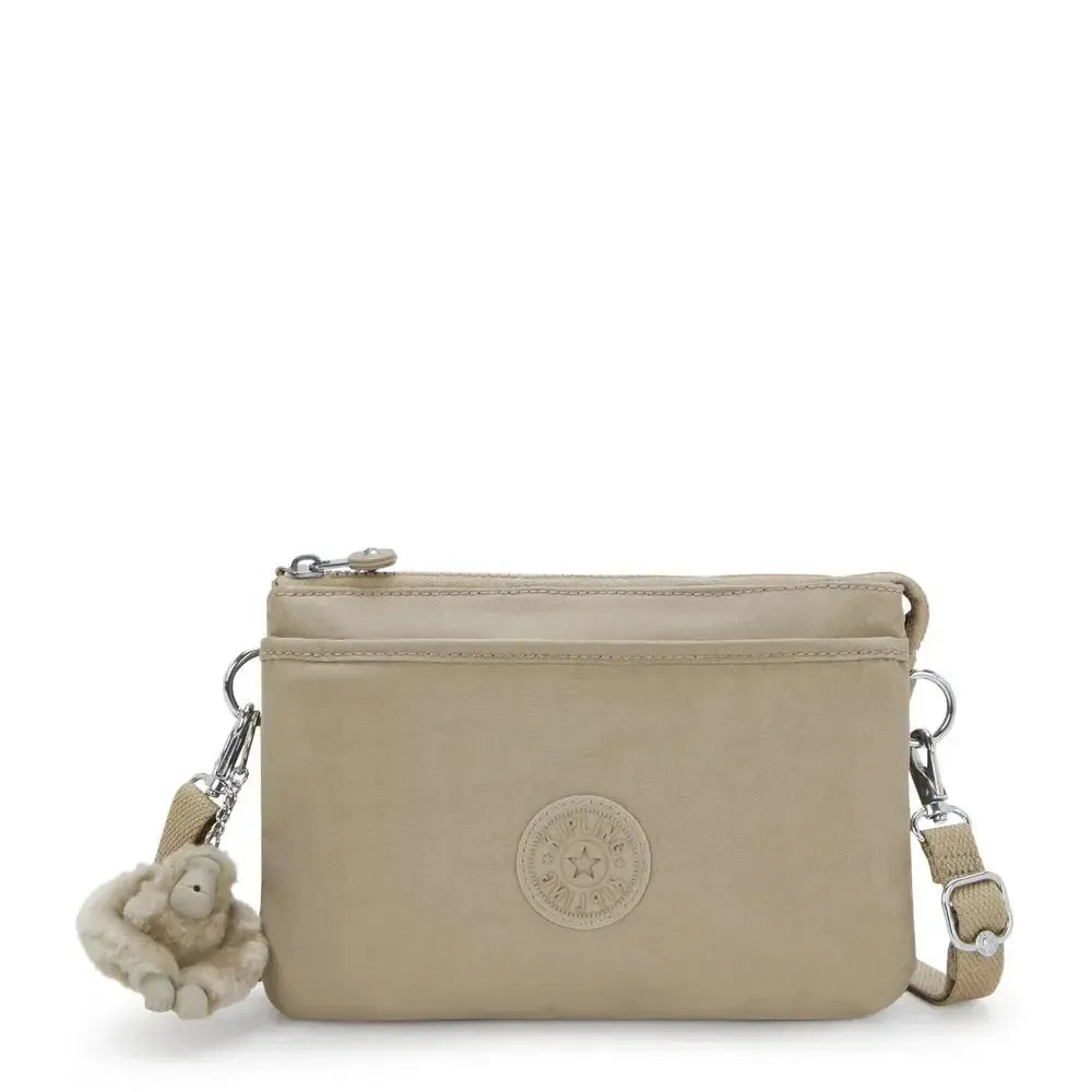 Kipling RIRI crossbody-veske Soft Taupe-Veske-BagBrokers