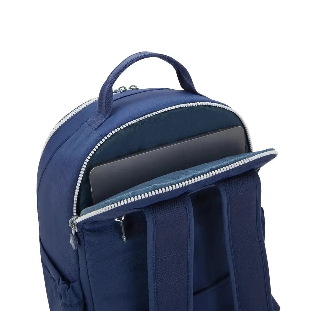 Kipling Seoul Cabin ryggsekk 40x25x18 cm Casual Blue-Ryggsekker-BagBrokers