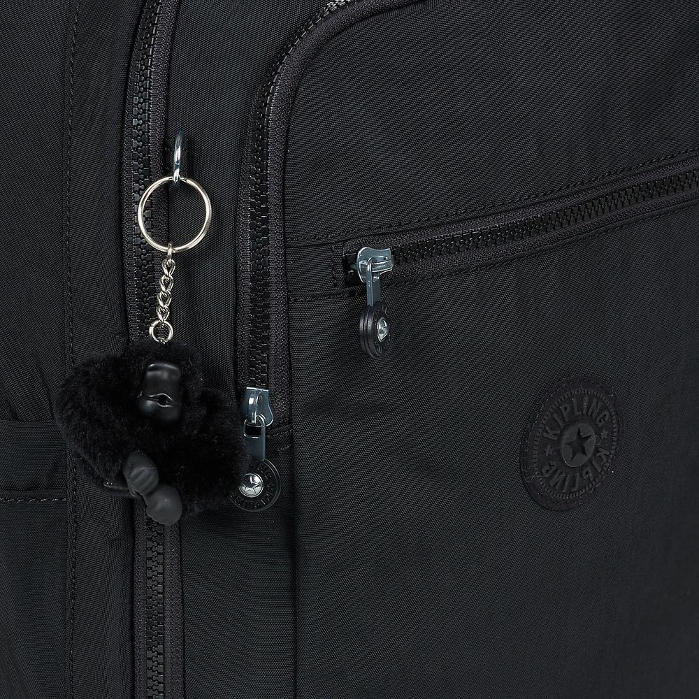 Kipling Seoul Cabin ryggsekk 40x25x18 cm Black Noir-Ryggsekker-BagBrokers