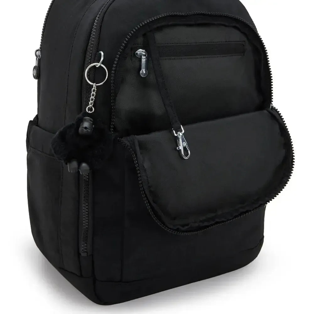 Kipling Seoul Cabin ryggsekk 40x25x18 cm Black Noir-Ryggsekker-BagBrokers