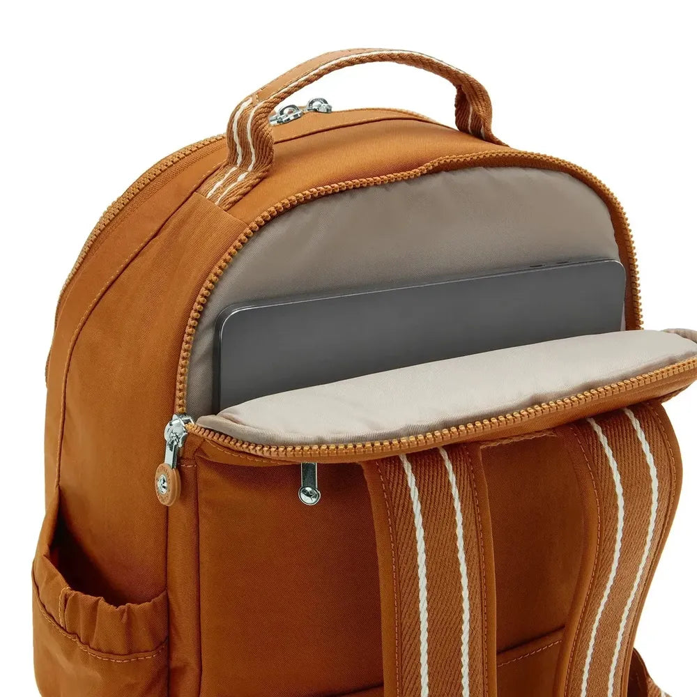 Kipling Seoul Cabin ryggsekk 40x25x20 cm Stylish Mokka-Ryggsekker-BagBrokers