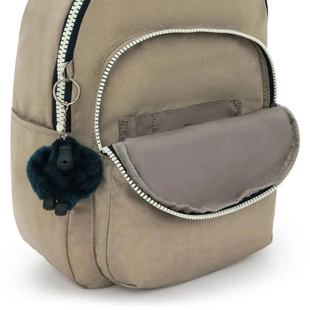 Kipling Seoul S liten ryggsekk Soft Taupe-Ryggsekker-BagBrokers