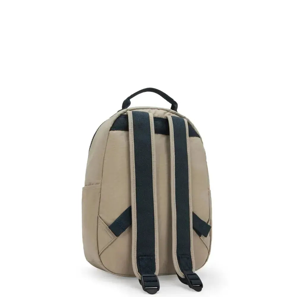 Kipling Seoul S liten ryggsekk Soft Taupe-Ryggsekker-BagBrokers