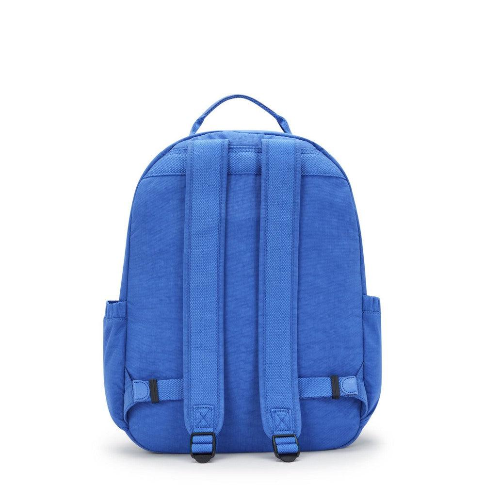 Kipling Seoul stor ryggsekk med PC lomme Havana Blue-Ryggsekker-BagBrokers